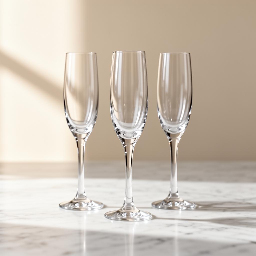 Crystal Champagne Flutes